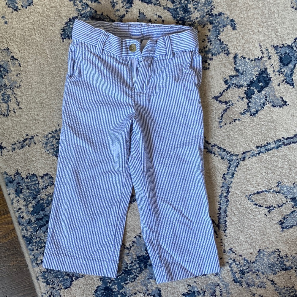 Janie & Jack Seersucker Pants
